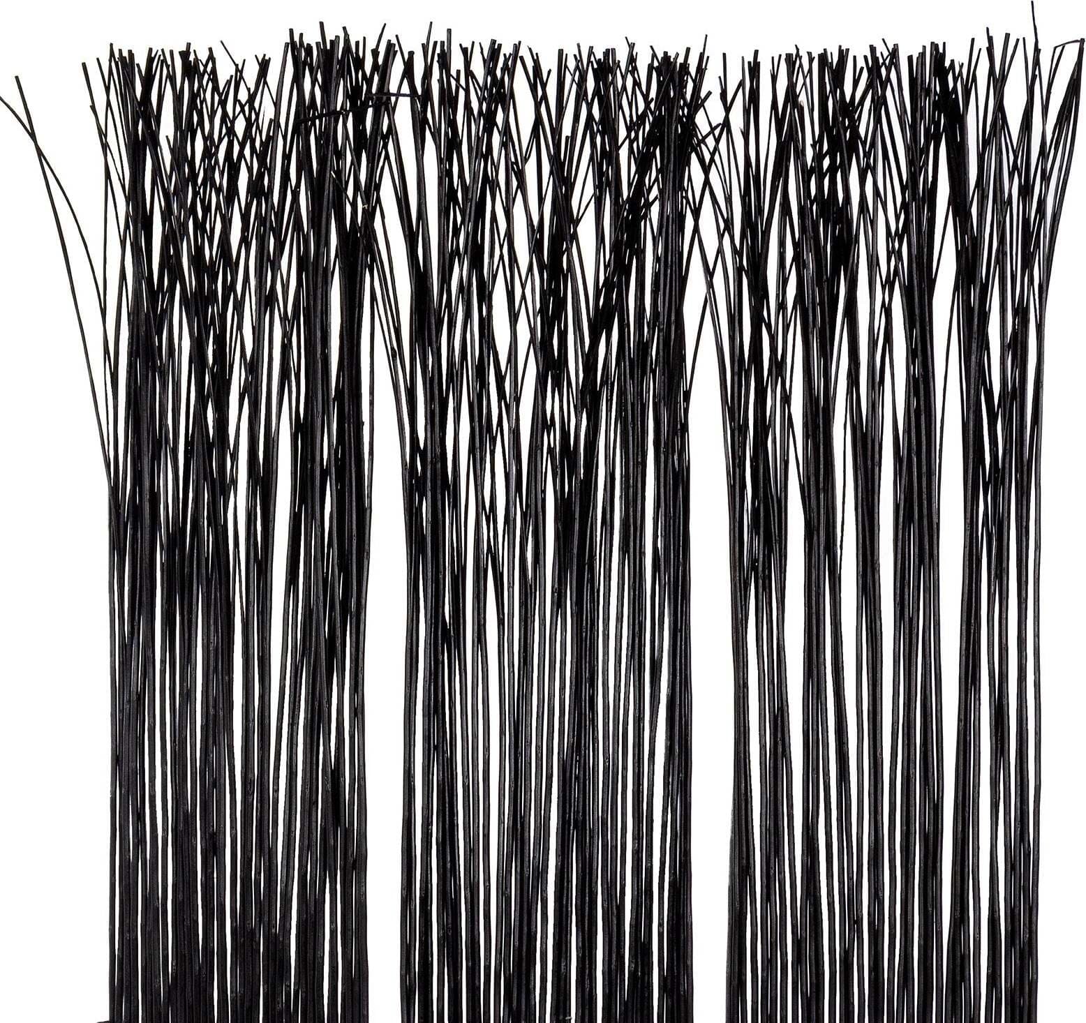 Paravento Separé 3 Pannelli Effetto Vegetazione Nero in Legno 120 X 180 Cm Divisorio Casa e cucina/Arredamento/Camera da letto/Paraventi Decor Space - Altamura, Commerciovirtuoso.it
