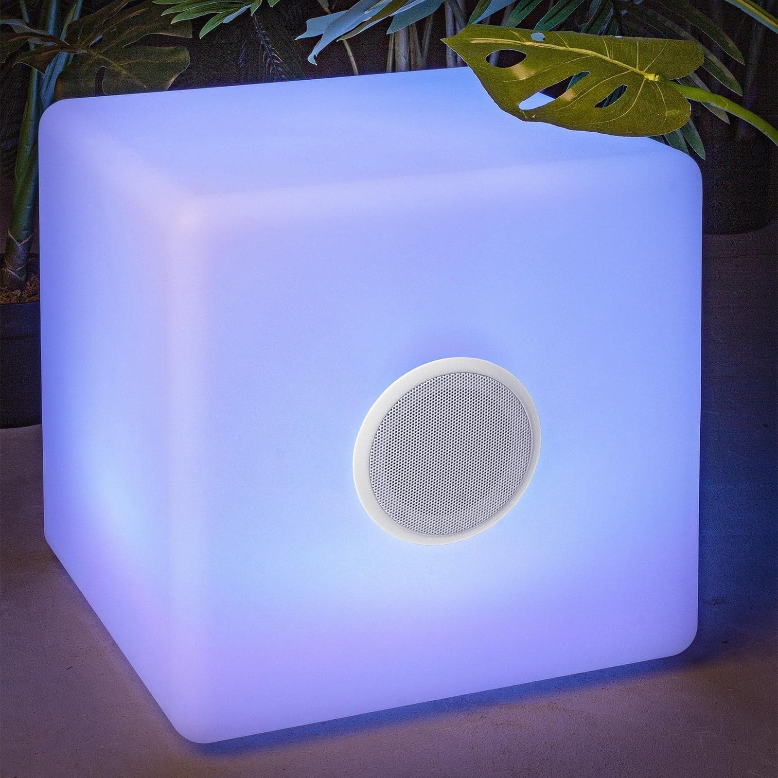 Lampada a led cubo speaker per uso interno ed esterno in Lanterne Decor Space - Altamura, commercioVirtuoso.it