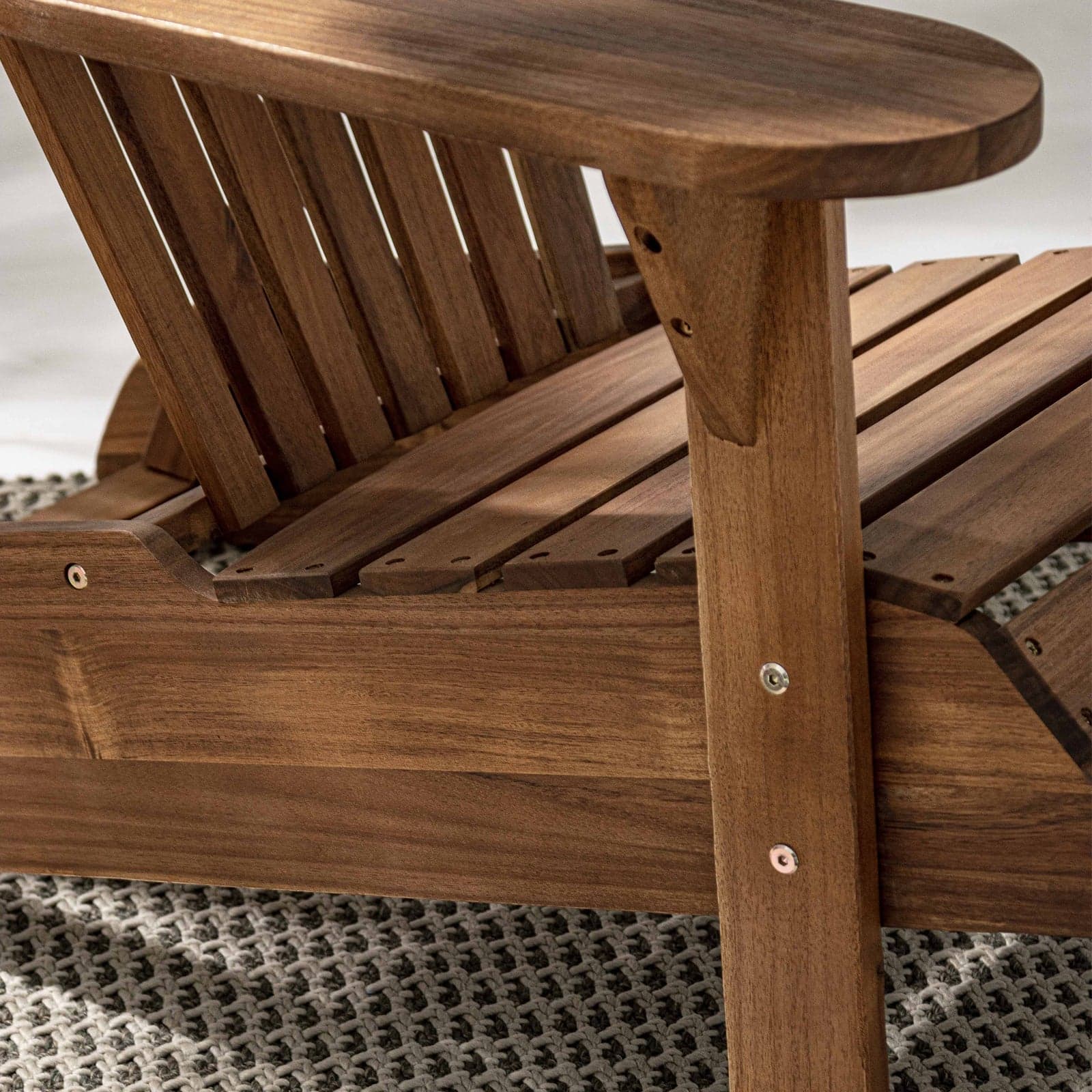 Sedia a sdraio canadese in legno "Kaori" ideale per veranda e giardino in Poltrone Decor Space - Altamura, commercioVirtuoso.it