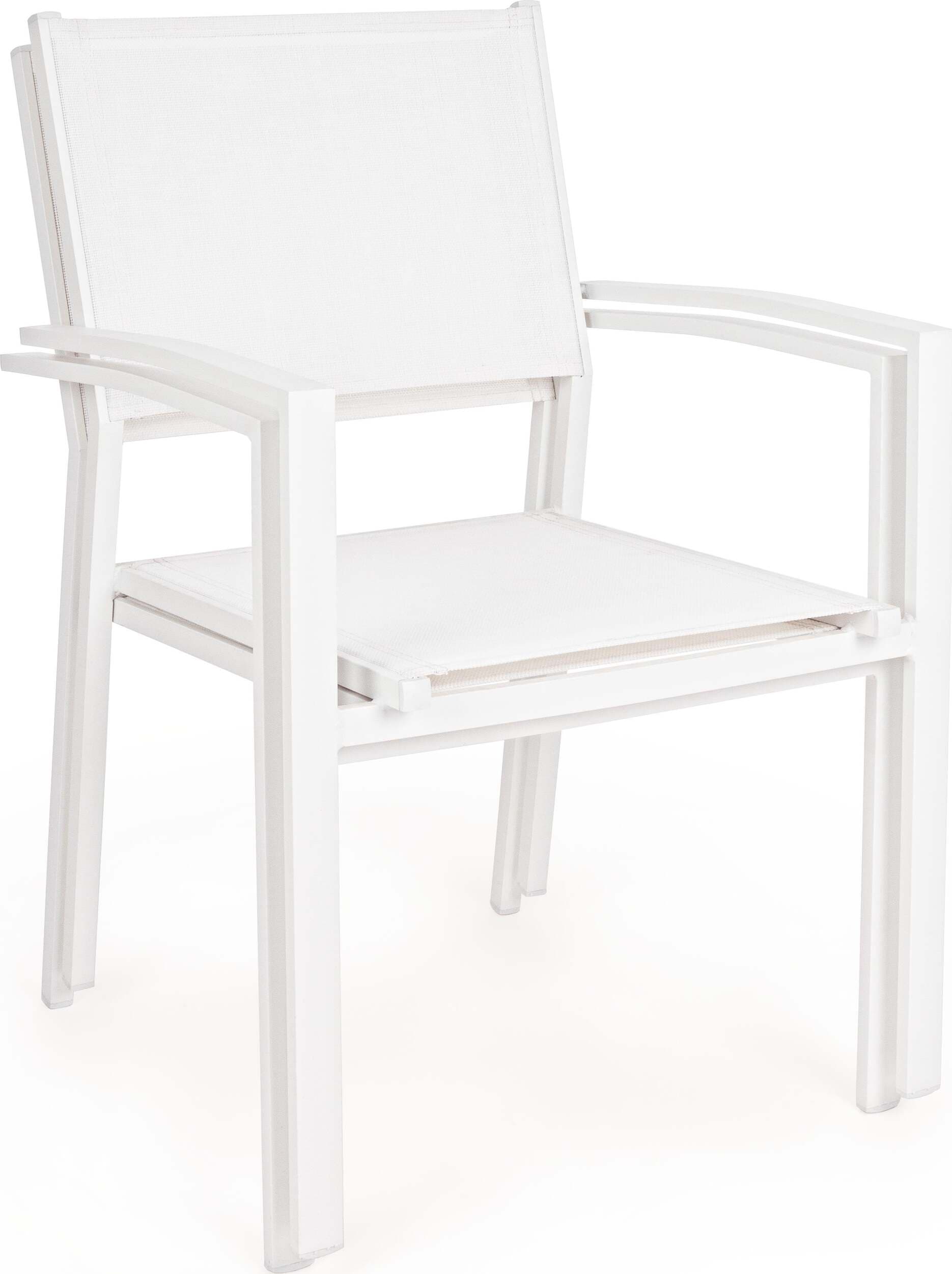 Poltrona ''Hilde'' per giardino e veranda in alluminio antiruggine e texilene confezione da 2 pezzi Giardino e giardinaggio/Arredamento da giardino e accessori/Poltrone Decor Space - Altamura, Commerciovirtuoso.it