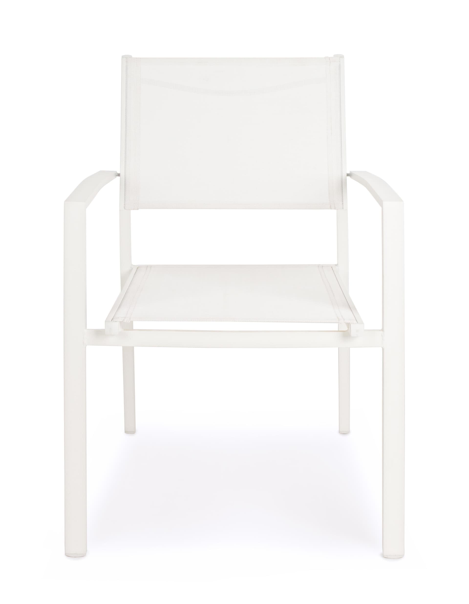 Poltrona ''Hilde'' per giardino e veranda in alluminio antiruggine e texilene confezione da 2 pezzi in Poltrone Decor Space - Altamura, commercioVirtuoso.it