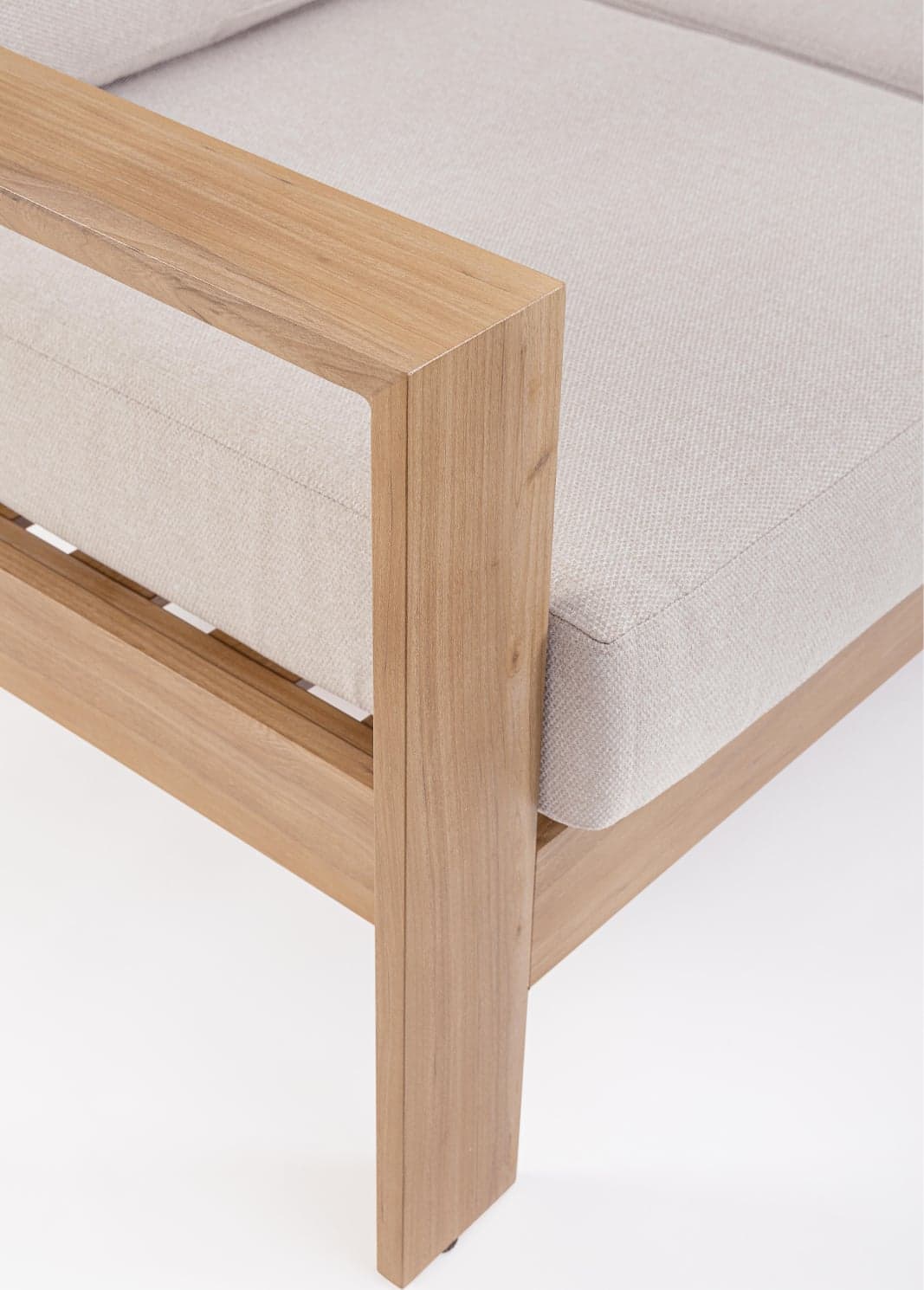 Salotto con poltrone e tavolino "Baltic" struttura in alluminio per veranda e giardino - 42