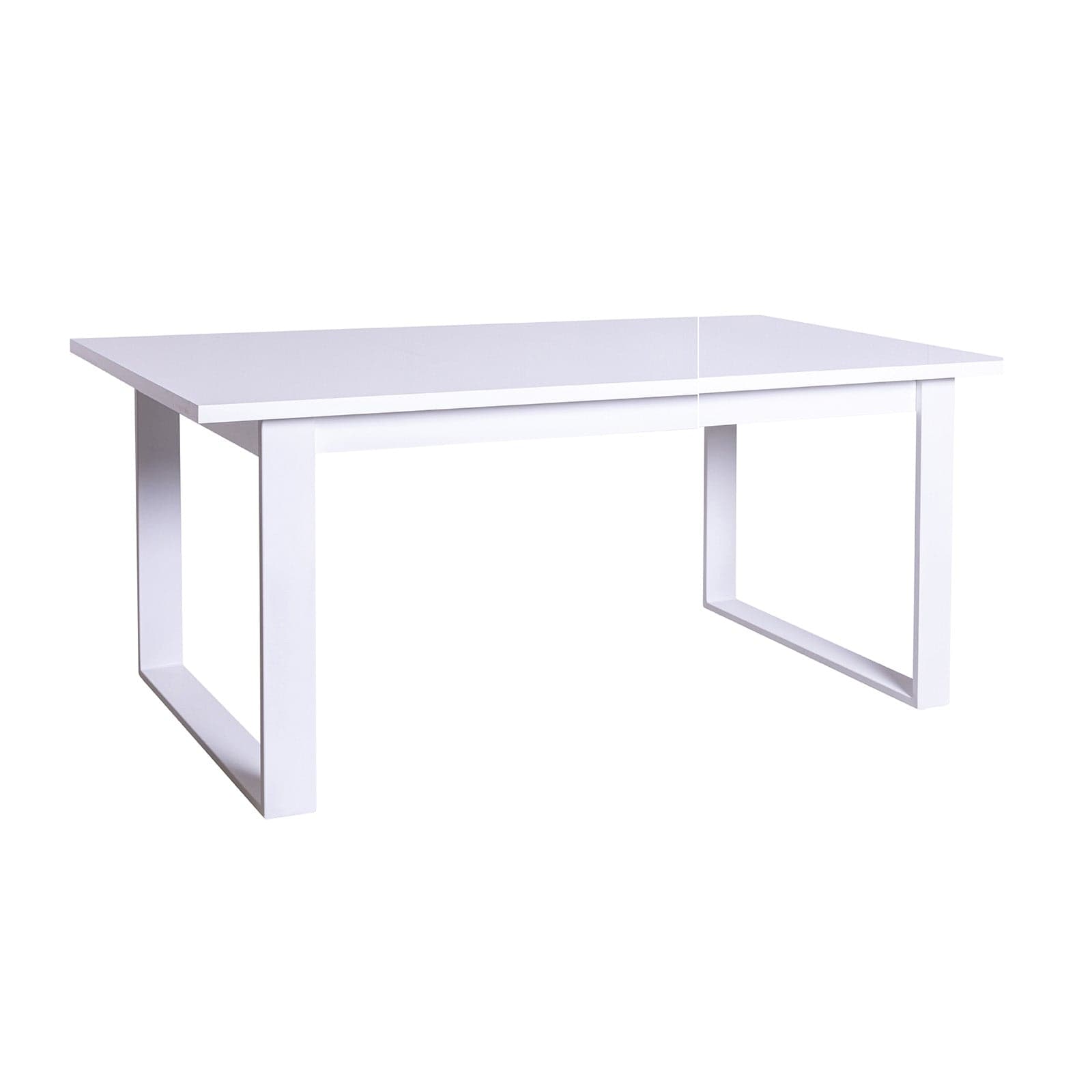 Scrivania da ufficio Laccato Bianco con piedi in acciaio da 200 cm "Made in Italy" Casa e cucina/Arredamento/Studio/Scrivanie e postazioni di lavoro/Postazioni di lavoro per computer Decor Space - Altamura, Commerciovirtuoso.it