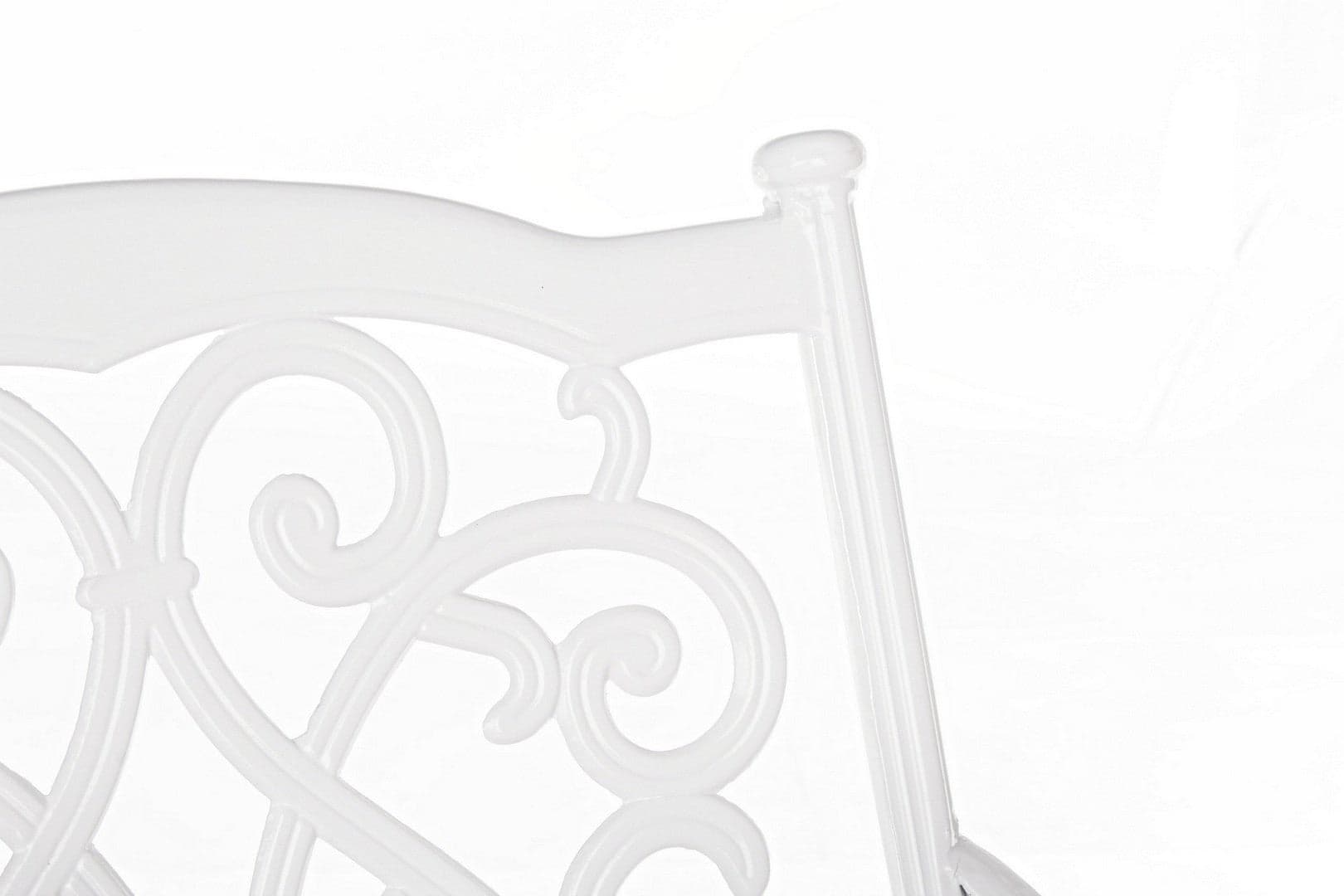 Poltrona con braccioli "Ivrea", in alluminio pressofuso effetto lucido, da 65 cm in Poltrone Decor Space - Altamura, commercioVirtuoso.it