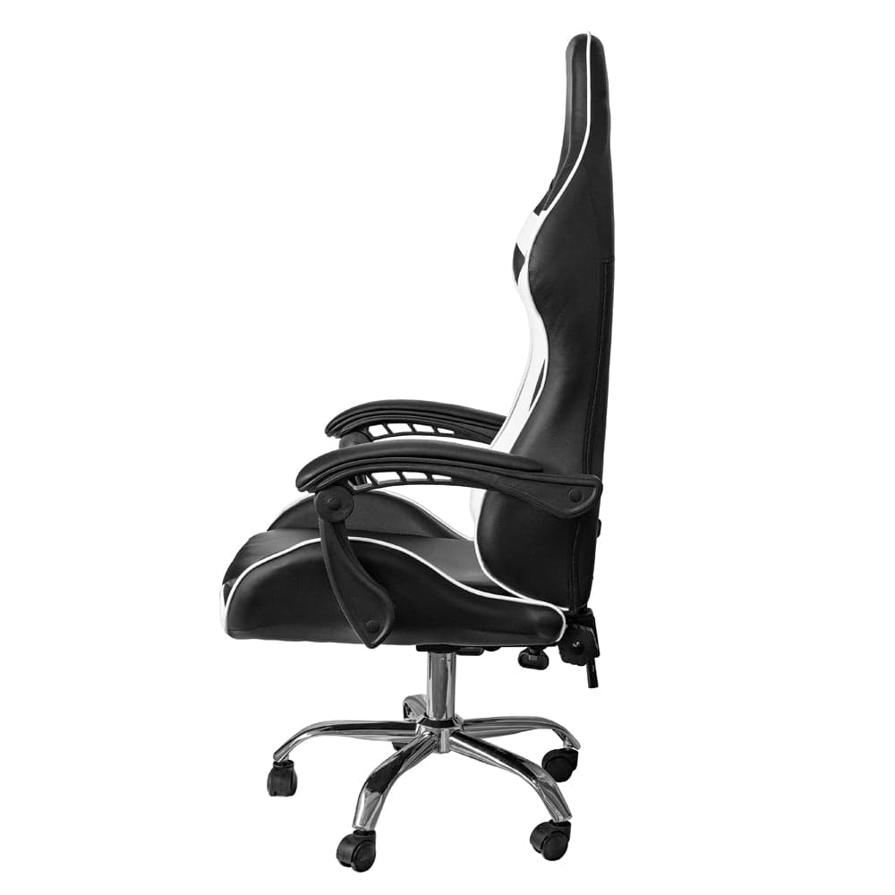 Poltrona Gaming reclinabile da ufficio con supporto lombare e poggiatesta Bianco in Sedie da scrivania Decor Space - Altamura, commercioVirtuoso.it