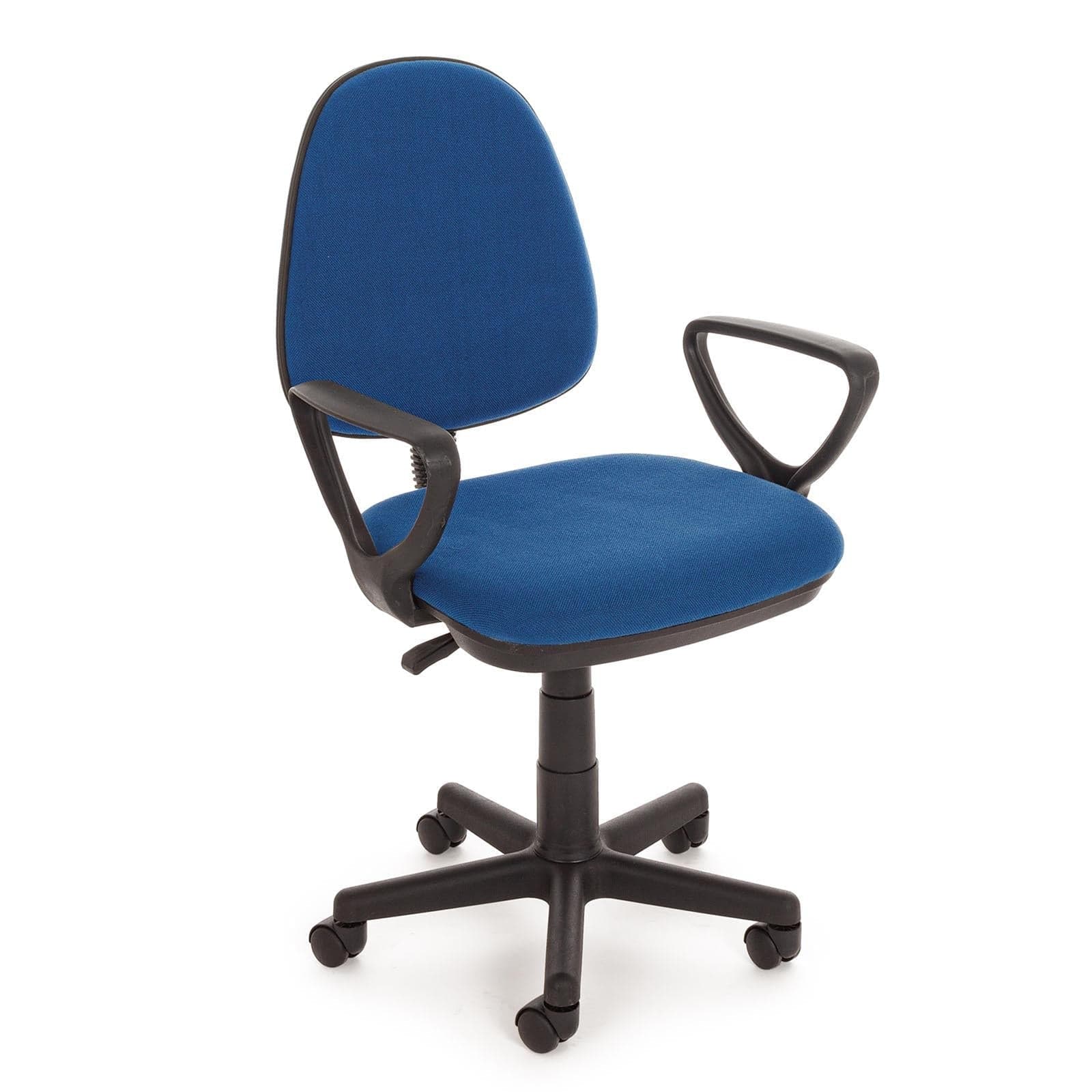 Sedia da ufficio "Clever" con ruote e braccioli, per scrivania, cameretta, call center Casa e cucina/Arredamento/Studio/Sedie e Sgabelli/Sedie da scrivania Decor Space - Altamura, Commerciovirtuoso.it