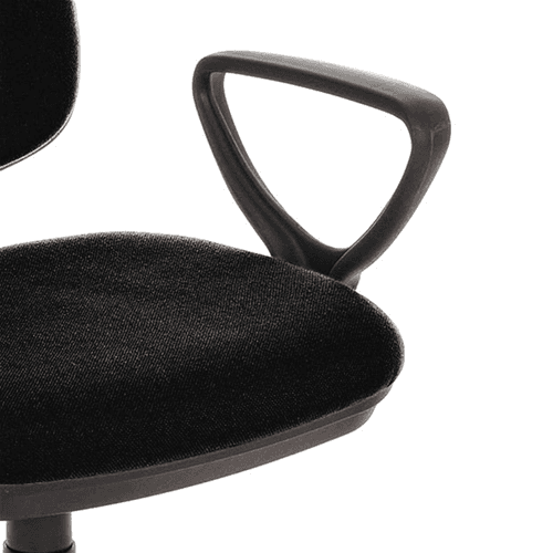 Sedia da ufficio "Clever" con ruote e braccioli, per scrivania, cameretta, call center in Sedie da scrivania Decor Space - Altamura, commercioVirtuoso.it
