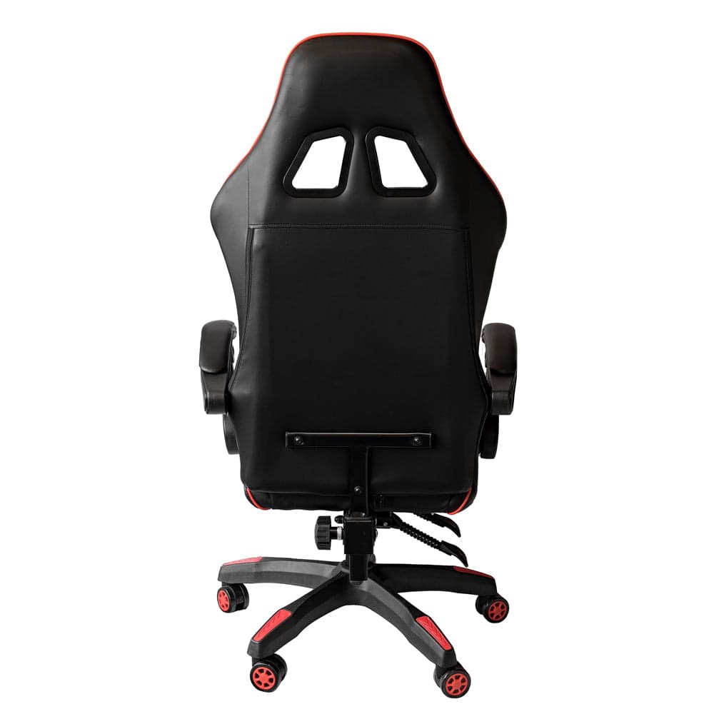 Poltrona Gaming reclinabile da ufficio con supporto lombare e poggiapiedi Rossa in Sedie da scrivania Decor Space - Altamura, commercioVirtuoso.it