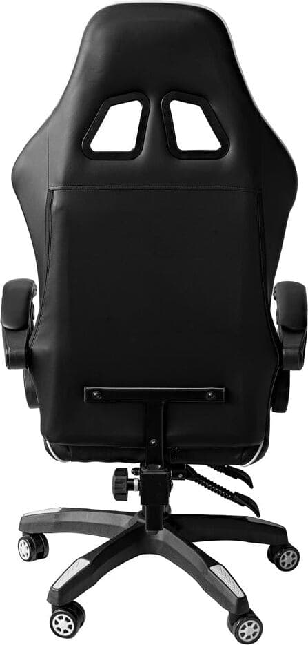Poltrona Gaming reclinabile da ufficio con supporto lombare e poggiapiedi Bianco Casa e cucina/Arredamento/Studio/Sedie e Sgabelli/Sedie da scrivania Decor Space - Altamura, Commerciovirtuoso.it