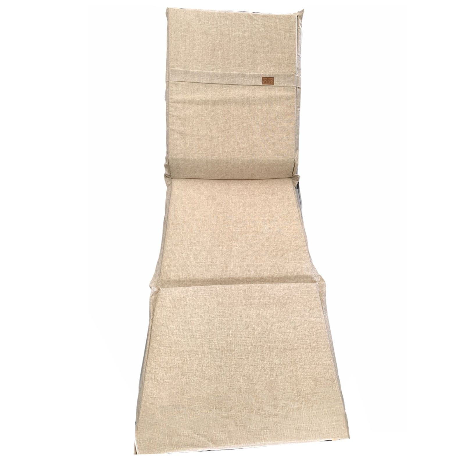 Cuscino imbottito per lettino prendisole in tessuto idrorepellente da esterno in Cuscini per sedie da giardino Decor Space - Altamura, commercioVirtuoso.it