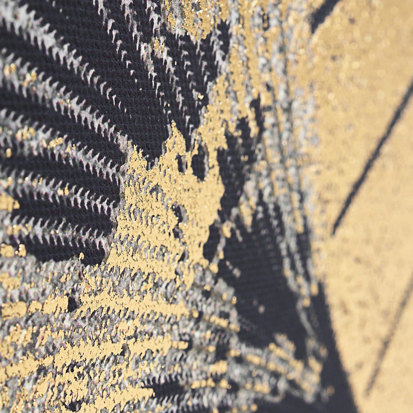 Quadro moderno Stampa su tela Oro su nero 83 X 122 cm minimalista bold in Poster e stampe Decor Space - Altamura, commercioVirtuoso.it