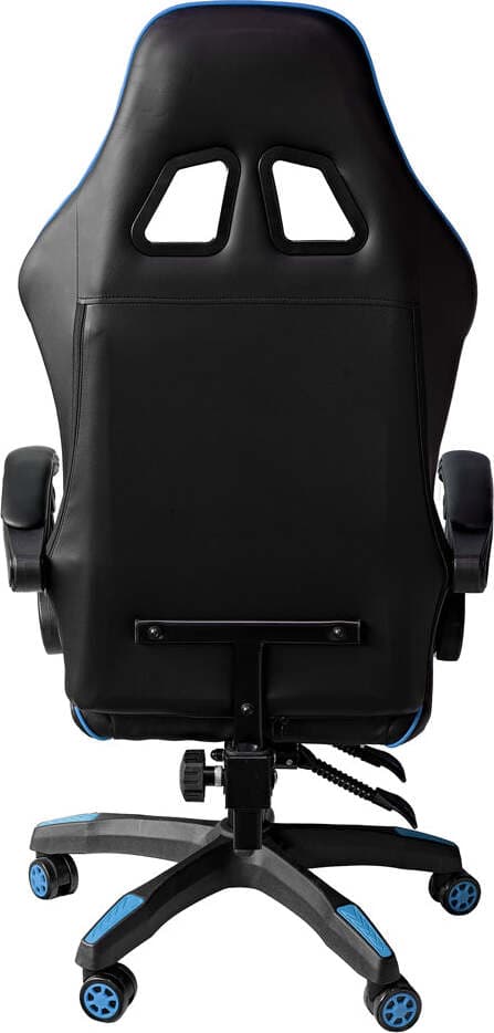Poltrona Gaming reclinabile da ufficio con supporto lombare e poggiapiedi Blu Casa e cucina/Arredamento/Studio/Sedie e Sgabelli/Sedie da scrivania Decor Space - Altamura, Commerciovirtuoso.it