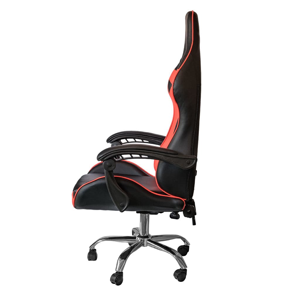Poltrona Gaming reclinabile da ufficio con supporto lombare e poggiatesta Rosso in Sedie da scrivania Decor Space - Altamura, commercioVirtuoso.it