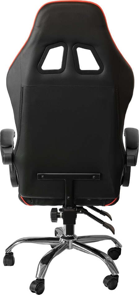 Poltrona Gaming reclinabile da ufficio con supporto lombare e poggiatesta Rosso Casa e cucina/Arredamento/Studio/Sedie e Sgabelli/Sedie da scrivania Decor Space - Altamura, Commerciovirtuoso.it