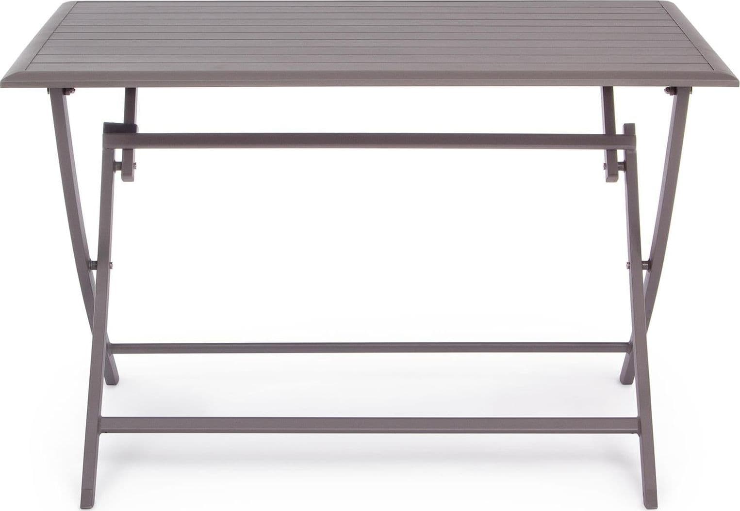 Tavolo pieghevole "Elin" in alluminio dogato da esterno per giardino e veranda in Tavoli standard Decor Space - Altamura, commercioVirtuoso.it