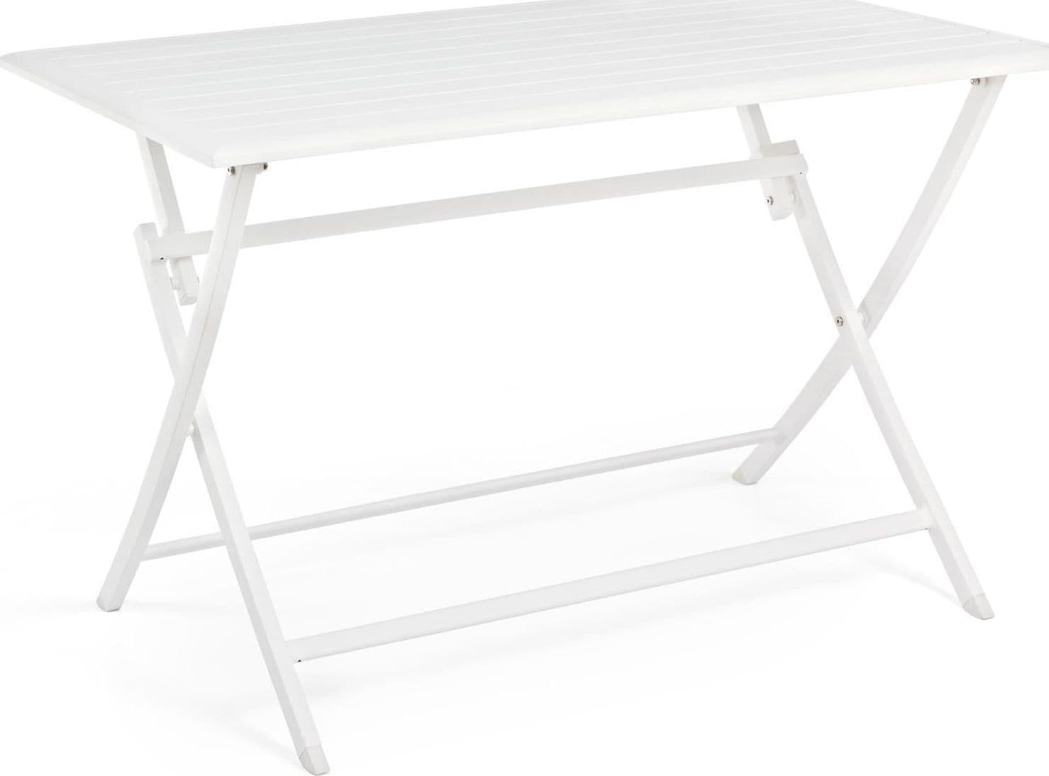 Tavolo pieghevole elin 70 x 70 in alluminio da esterno per giardino (ciok)