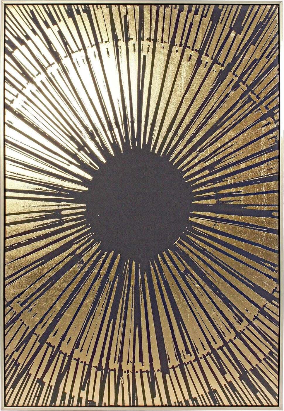 Quadro moderno Stampa su tela Oro su nero 83 X 122 cm minimalista bold Casa e cucina/Decorazioni per interni/Arte/Poster e stampe Decor Space - Altamura, Commerciovirtuoso.it