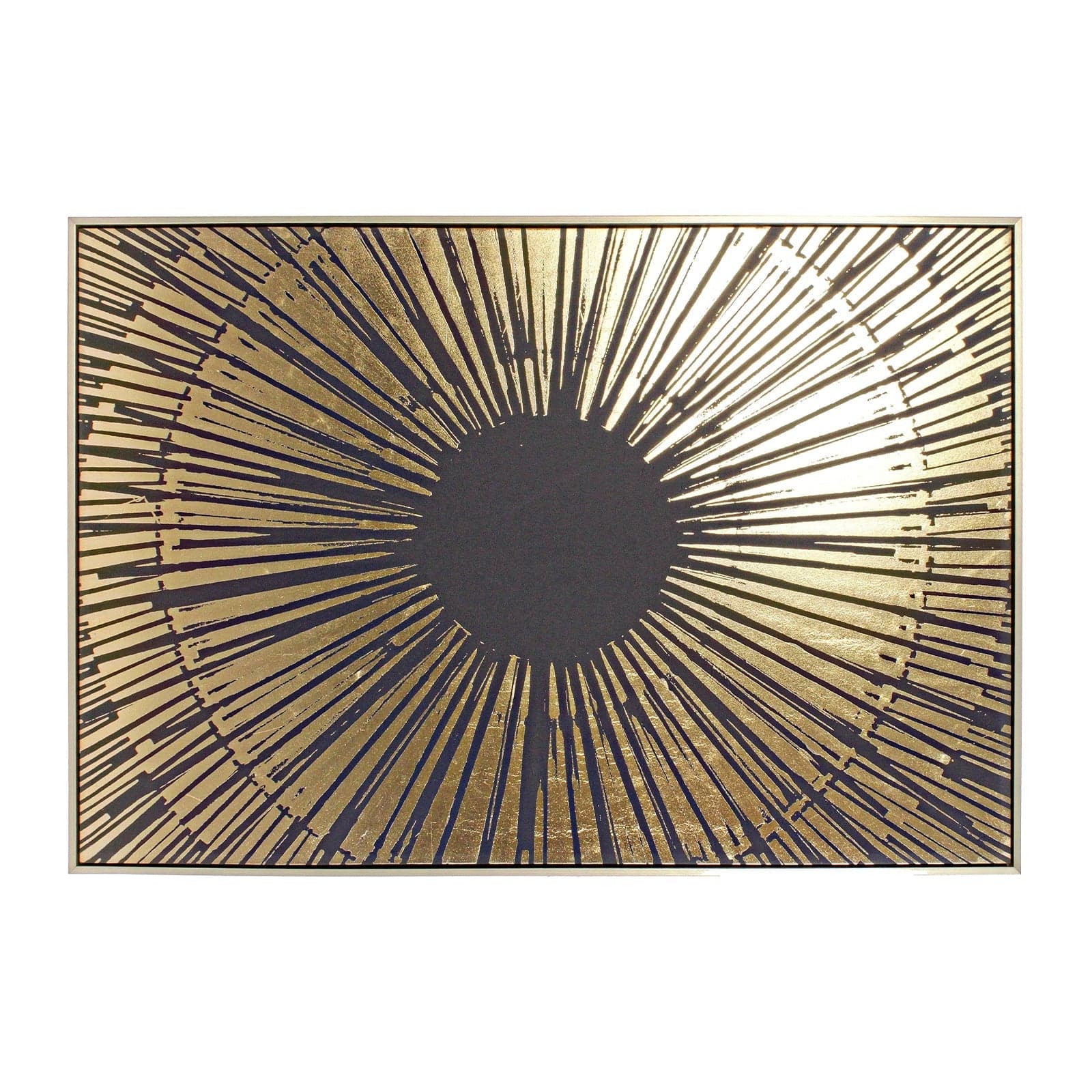 Quadro moderno Stampa su tela Oro su nero 83 X 122 cm minimalista bold in Poster e stampe Decor Space - Altamura, commercioVirtuoso.it
