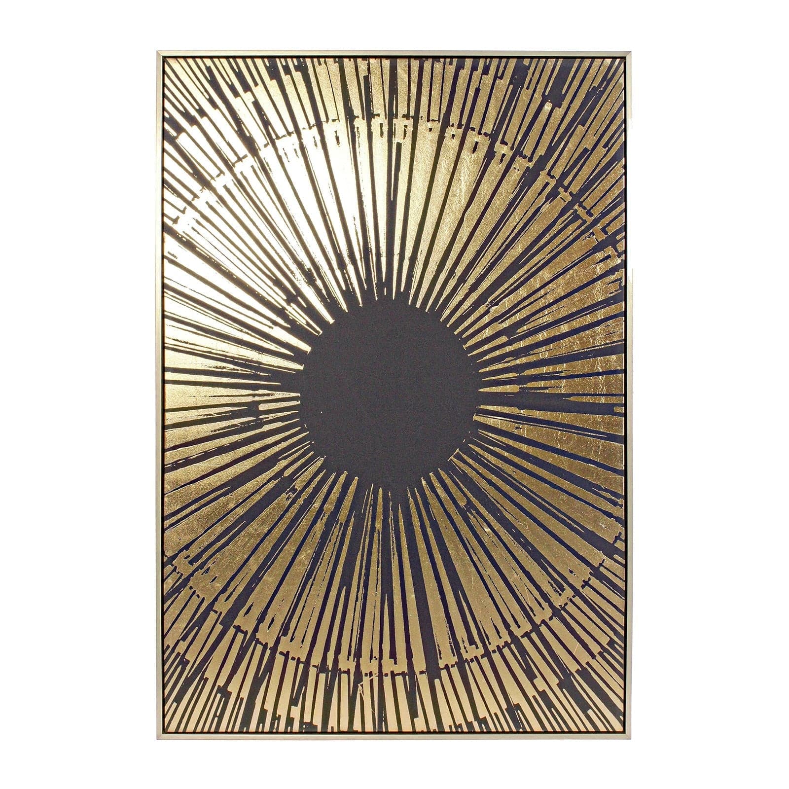Quadro moderno Stampa su tela Oro su nero 83 X 122 cm minimalista bold in Poster e stampe Decor Space - Altamura, commercioVirtuoso.it
