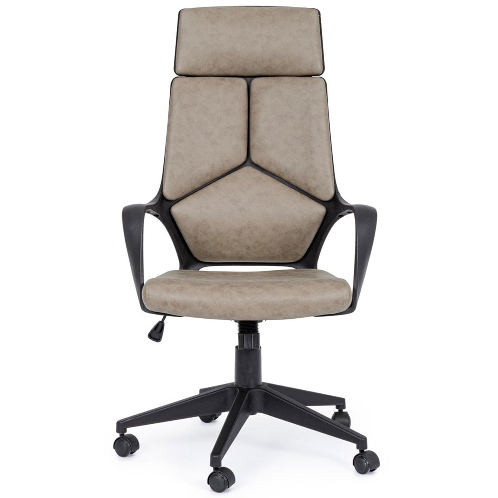 Sedia da ufficio ergonomica "Damon" presidenziale con braccioli in Sedie da scrivania Decor Space - Altamura, commercioVirtuoso.it