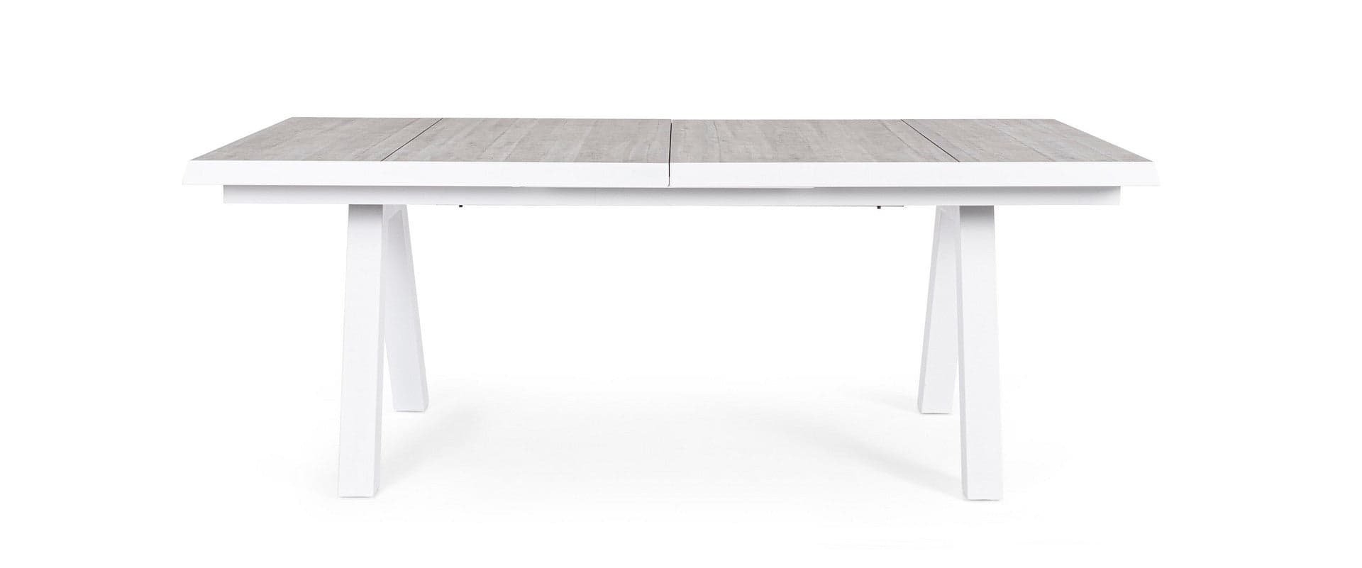 Tavolo allungabile "Krion" con struttura in alluminio, piano in ceramica, da 205 - 265 x 103 cm - 21