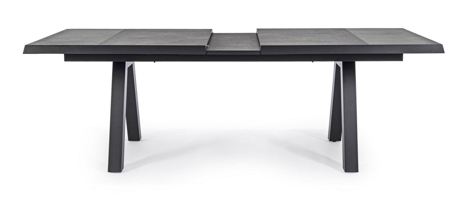 Tavolo allungabile "Krion" con struttura in alluminio, piano in ceramica, da 205 - 265 x 103 cm in Tavoli da sala da pranzo Decor Space - Altamura, commercioVirtuoso.it