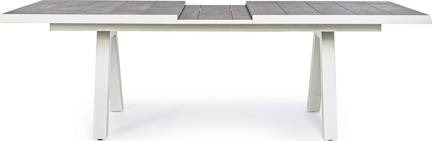Tavolo allungabile "Krion" con struttura in alluminio, piano in ceramica, da 205 - 265 x 103 cm - 37