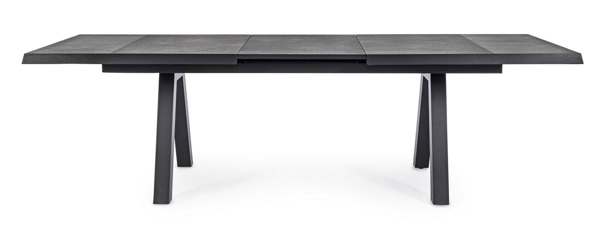 Tavolo allungabile "Krion" con struttura in alluminio, piano in ceramica, da 205 - 265 x 103 cm in Tavoli da sala da pranzo Decor Space - Altamura, commercioVirtuoso.it