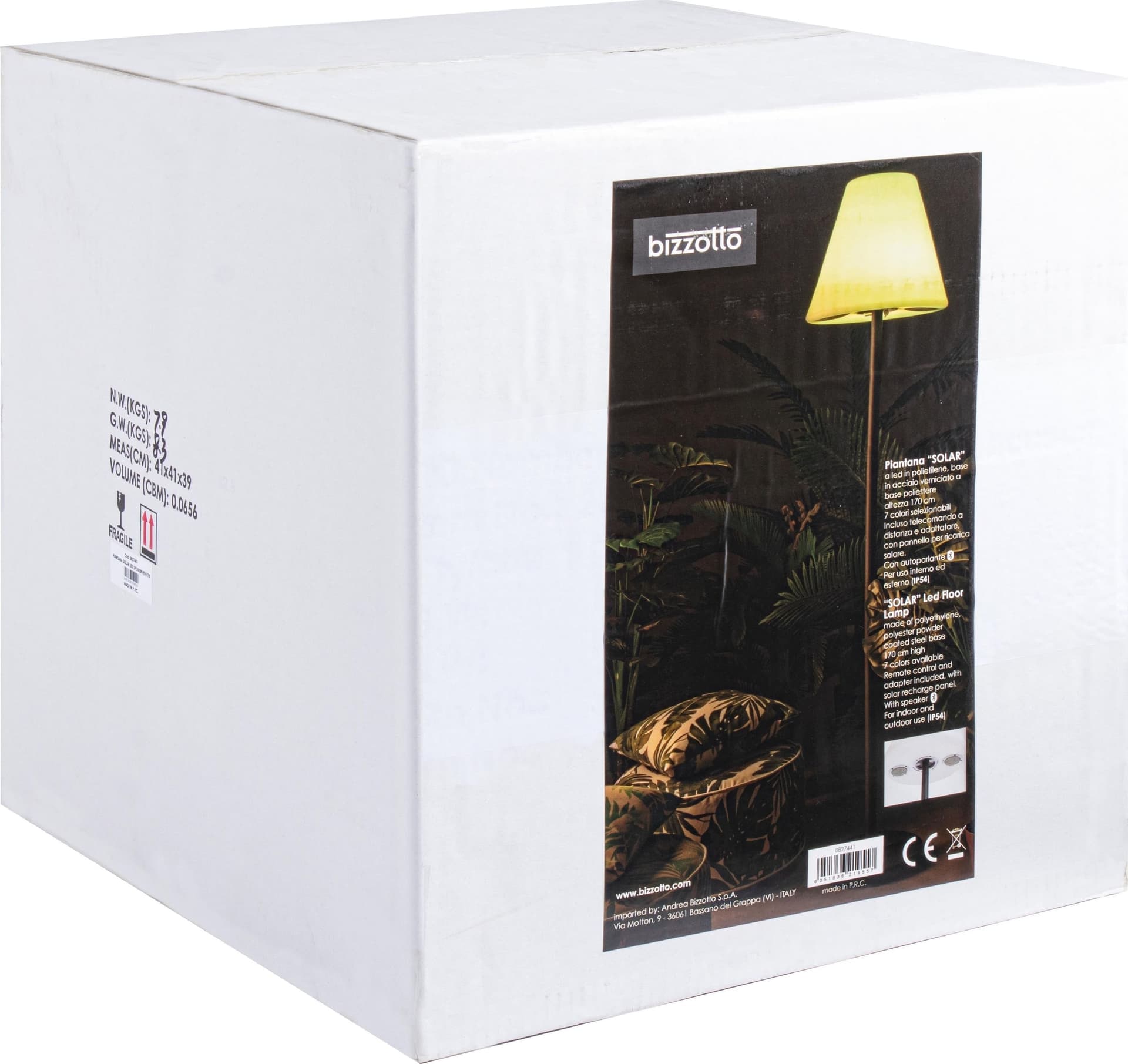 Piantana a led speaker in acciaio verniciato a poliestere per uso interno ed esterno Ø 40 a - h 170 cm - 7