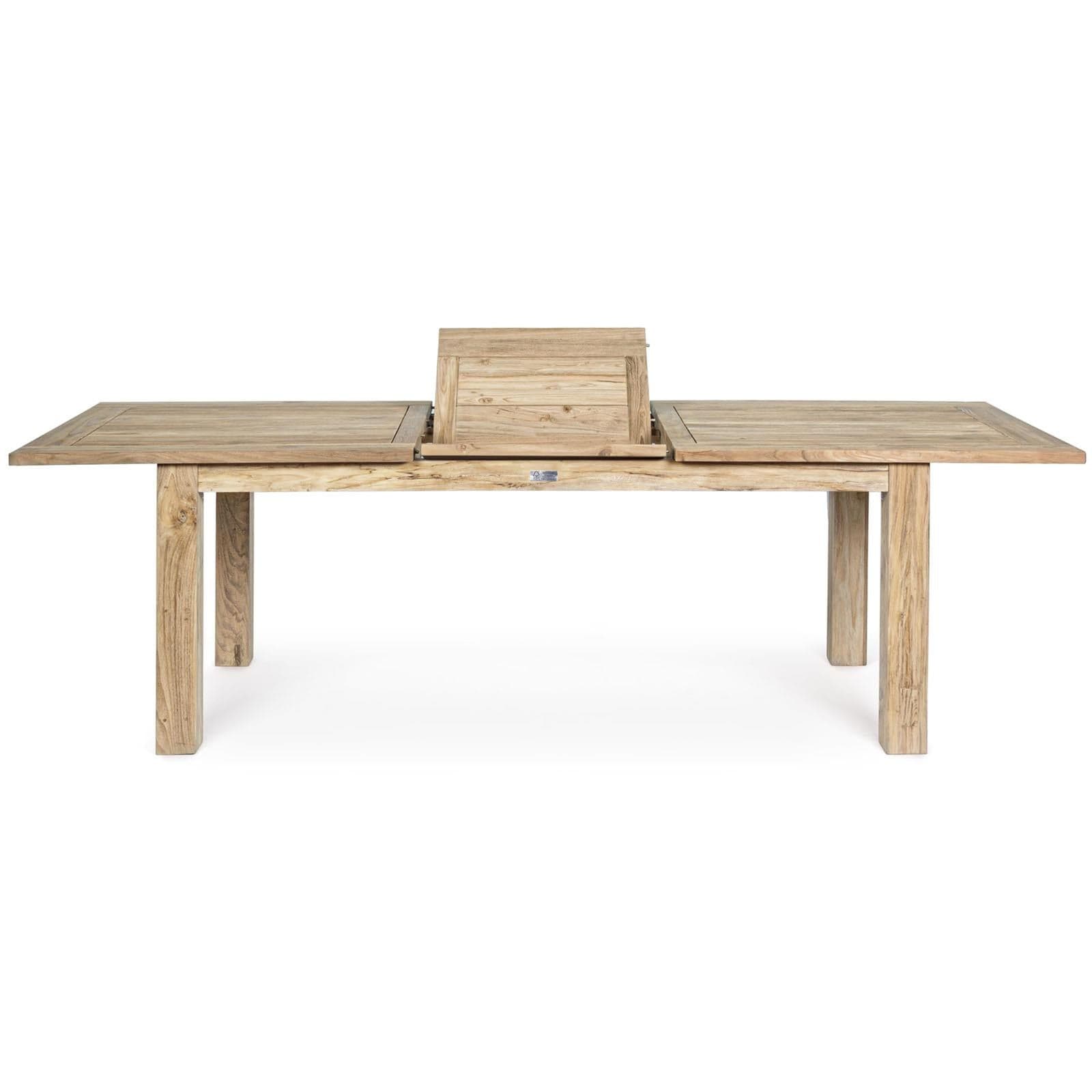Tavolo allungabile "Montevideo" in legno di Teak Riciclato da giardino 200/260x100 cm Giardino e giardinaggio/Arredamento da giardino e accessori/Tavoli e tavolini/Tavoli standard Decor Space - Altamura, Commerciovirtuoso.it