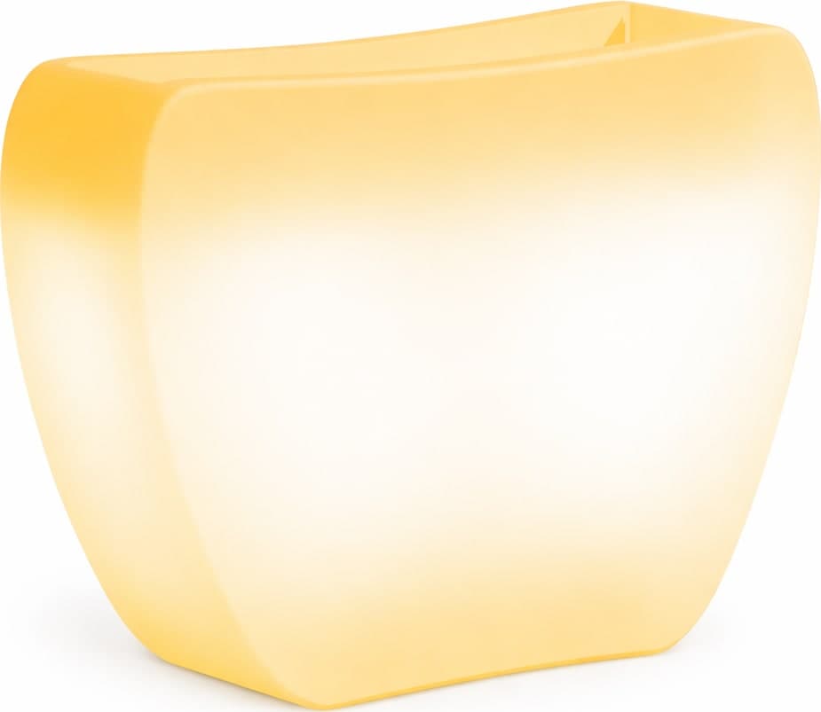 Vaso luminoso Heart Bright con led decorazione "Made in Italy" per esterno in Fioriere Decor Space - Altamura, commercioVirtuoso.it