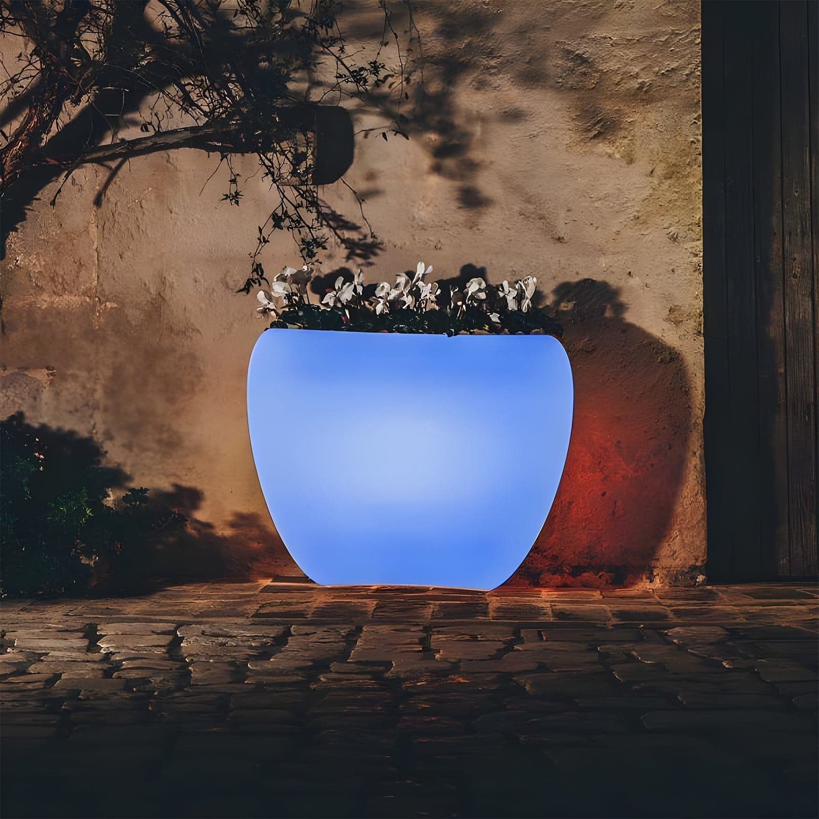 Vaso luminoso Heart Bright con led decorazione "Made in Italy" per esterno in Fioriere Decor Space - Altamura, commercioVirtuoso.it