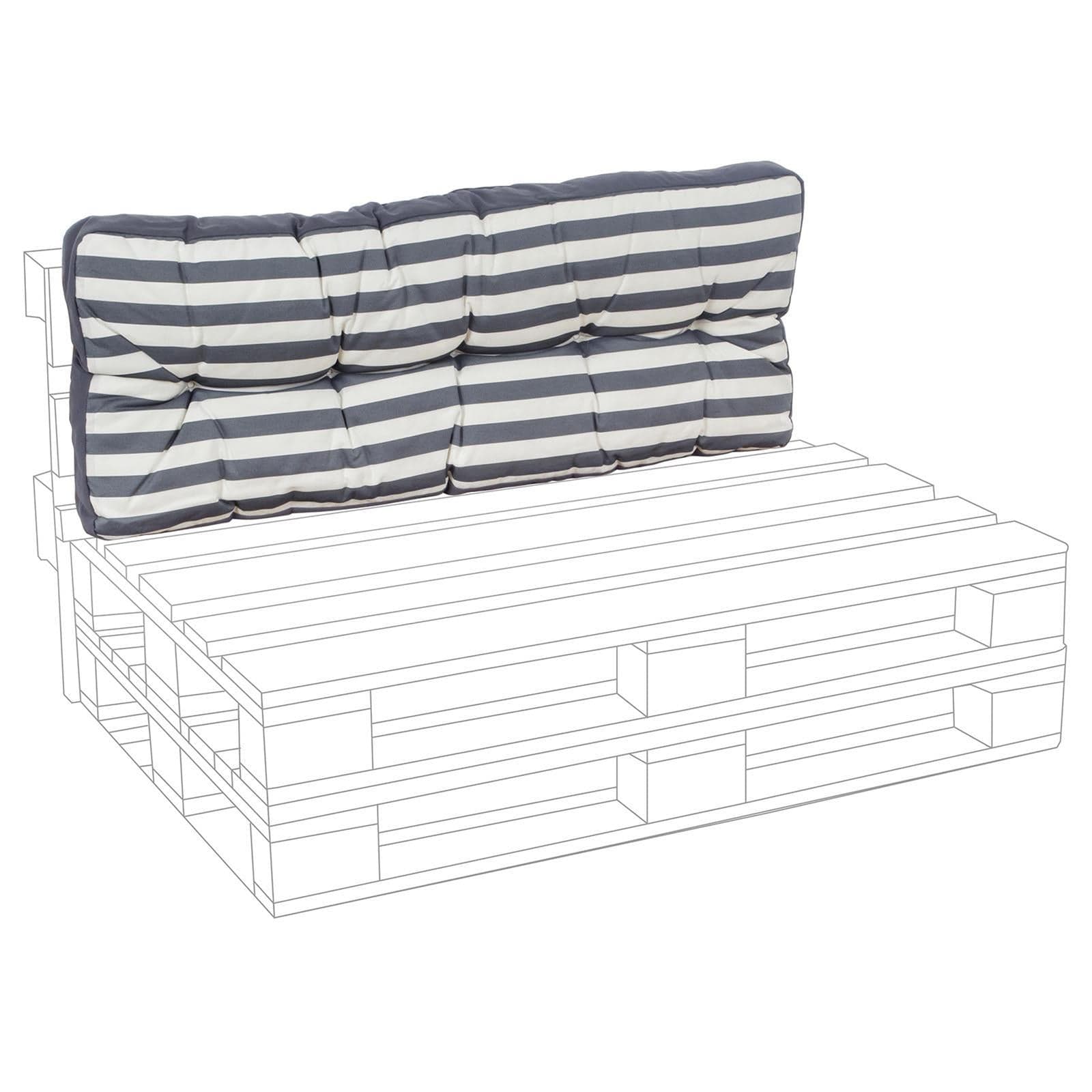 Cuscino imbottito per pedane in legno divani con bancali 120 cm - 27