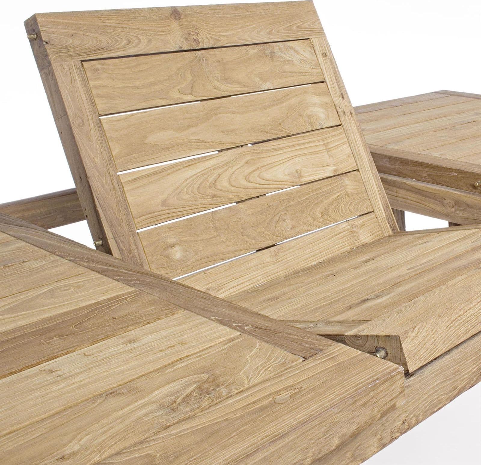 Tavolo allungabile "Bounty" in legno di Teak Riciclato da giardino 160/220 x 95 cm in Tavoli standard Decor Space - Altamura, commercioVirtuoso.it