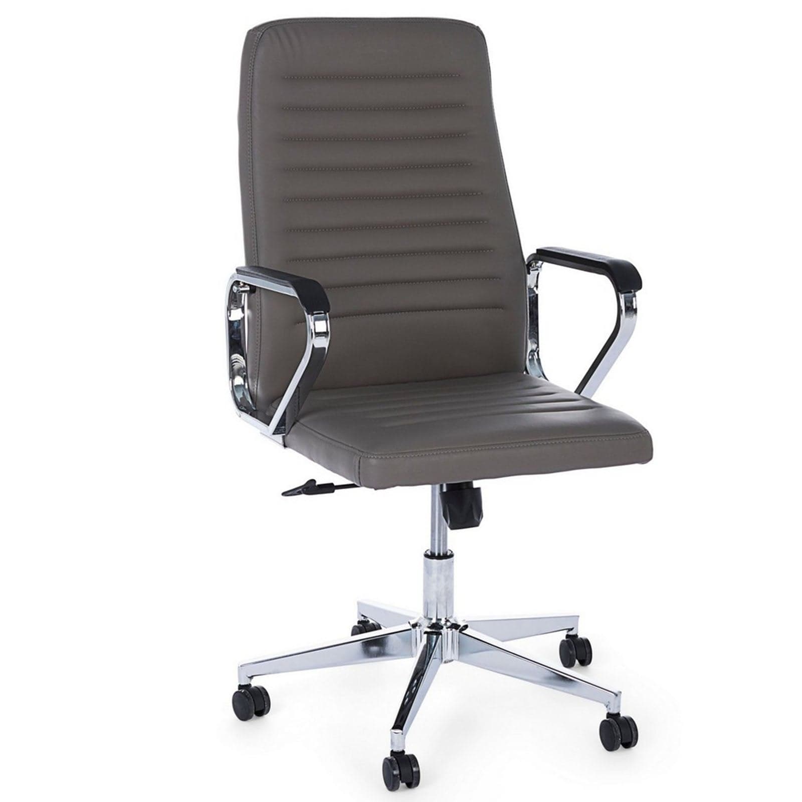 Sedia da ufficio ergonomica "Derek" con braccioli e ruote altezza regolabile in Sedie da scrivania Decor Space - Altamura, commercioVirtuoso.it