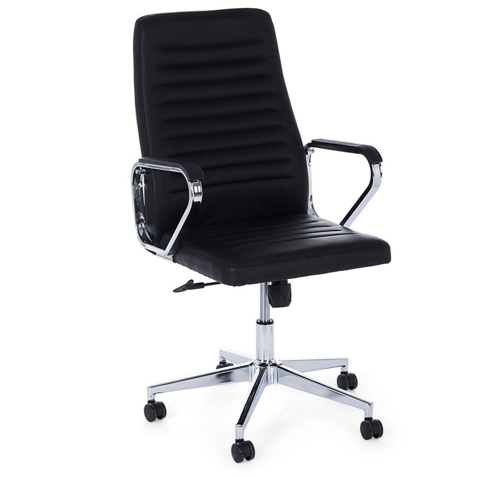 Sedia da ufficio ergonomica "Derek" con braccioli e ruote altezza regolabile in Sedie da scrivania Decor Space - Altamura, commercioVirtuoso.it