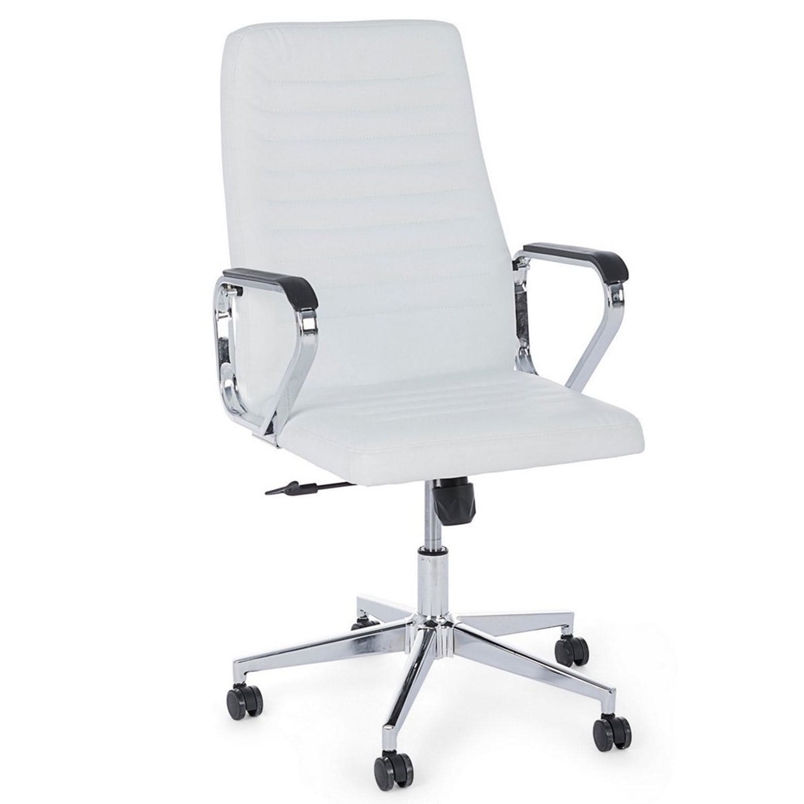 Sedia da ufficio ergonomica "Derek" con braccioli e ruote altezza regolabile in Sedie da scrivania Decor Space - Altamura, commercioVirtuoso.it