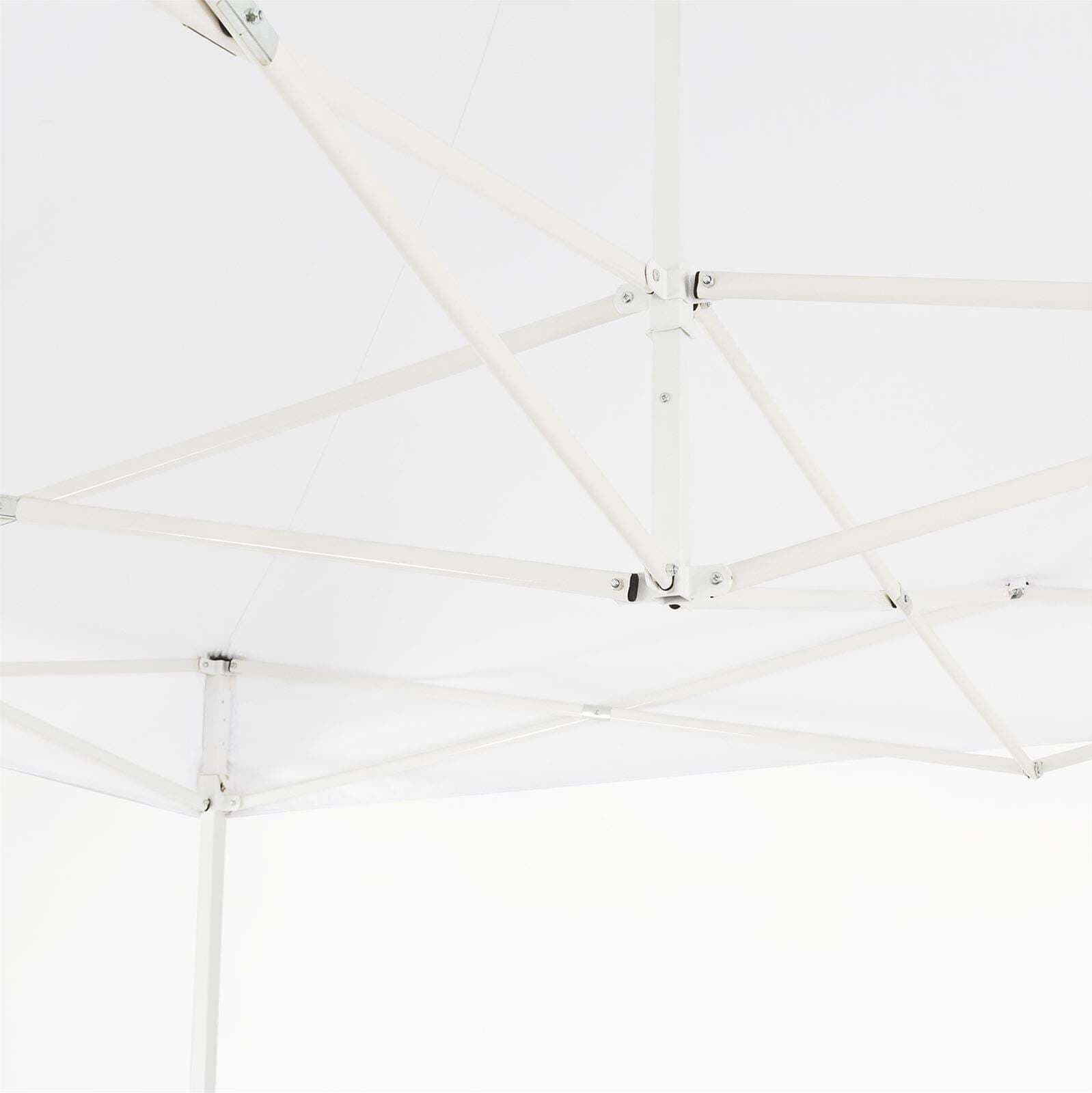 Gazebo Bianco 3x4,5 Apertura Pieghevole a Fisarmonica per Campeggio, Sagre Ed Eventi Giardino e giardinaggio/Arredamento da giardino e accessori/Ombrelloni tende e tettucci parasole/Gazebo Decor Space - Altamura, Commerciovirtuoso.it
