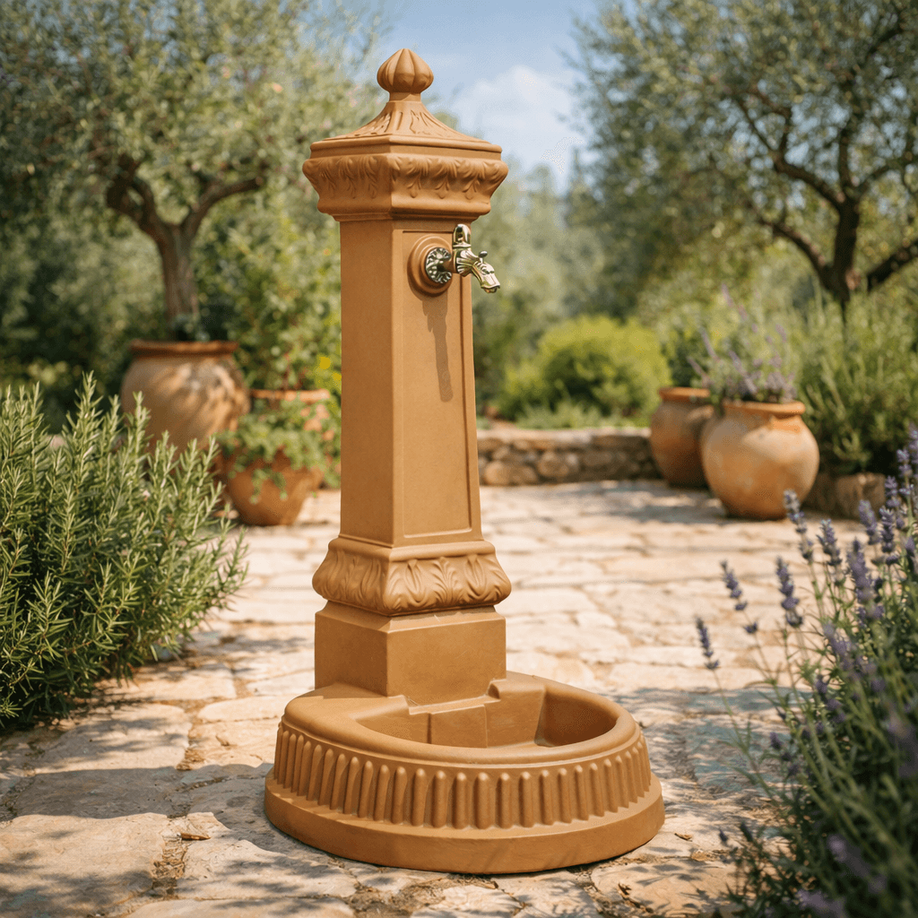 Fontana Brera in resina per esterno e giardino Made in Italy da 120 cm - 8