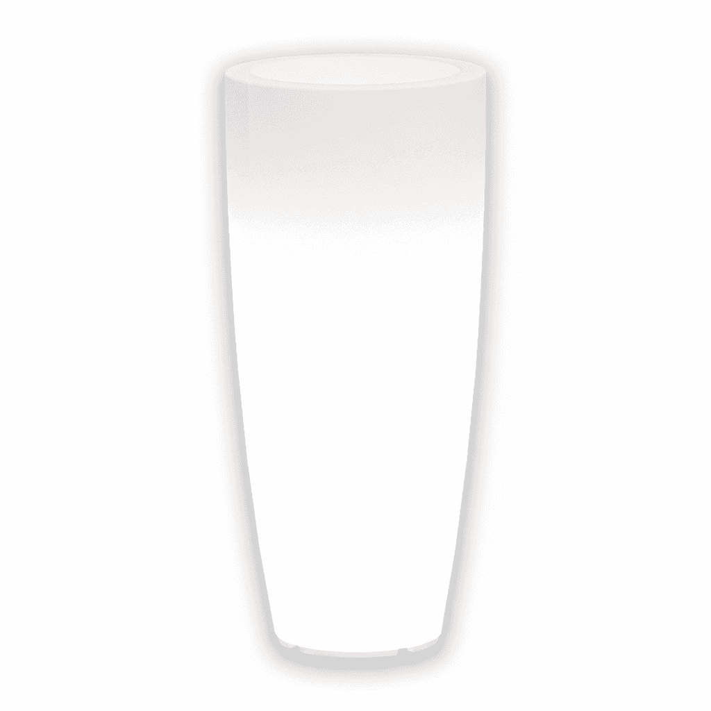 Vaso luminoso Stilo Round Bright decorazione con led per esterno "Made in Italy" - 9