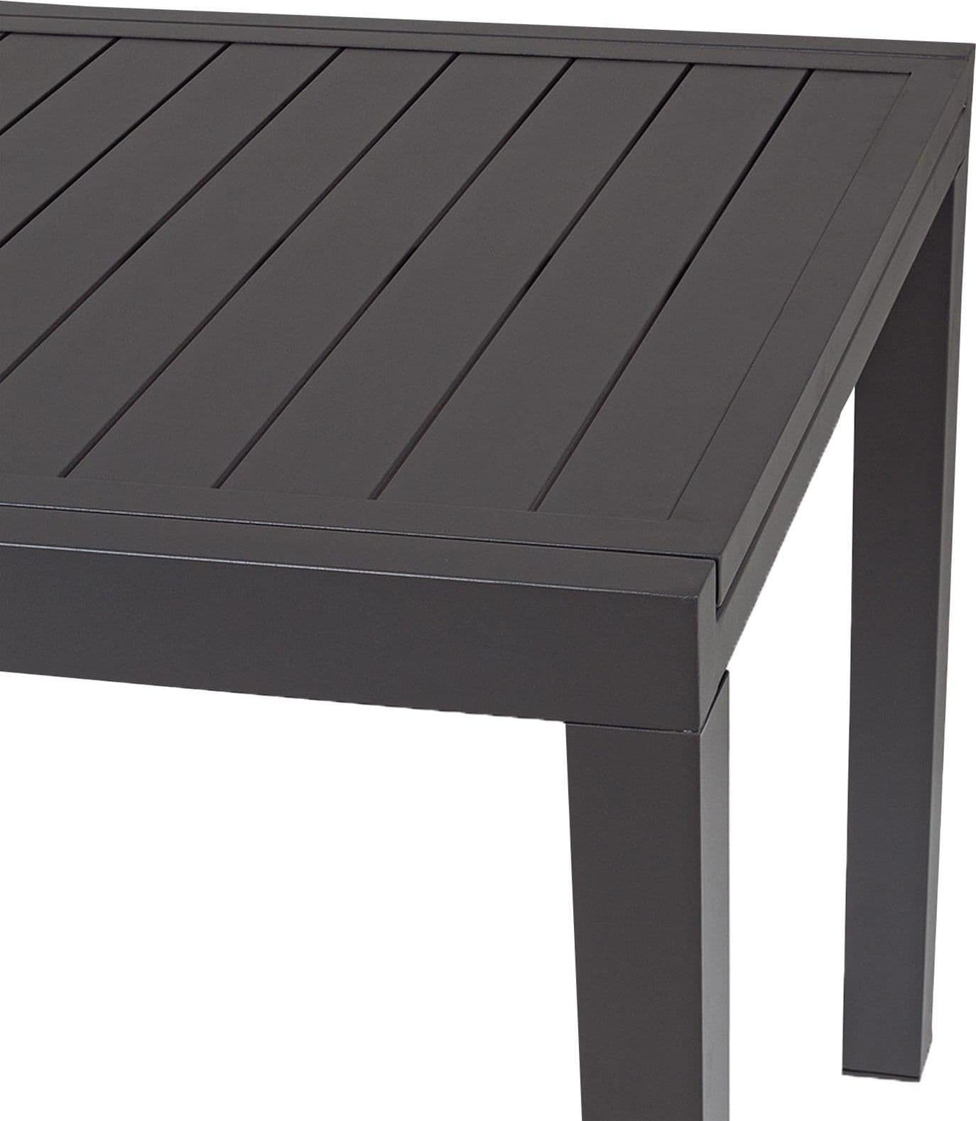 Tavolo allungabile "Pelagius" in alluminio dogato da esterno per giardino e veranda Giardino e giardinaggio/Arredamento da giardino e accessori/Tavoli e tavolini/Tavoli standard Decor Space - Altamura, Commerciovirtuoso.it