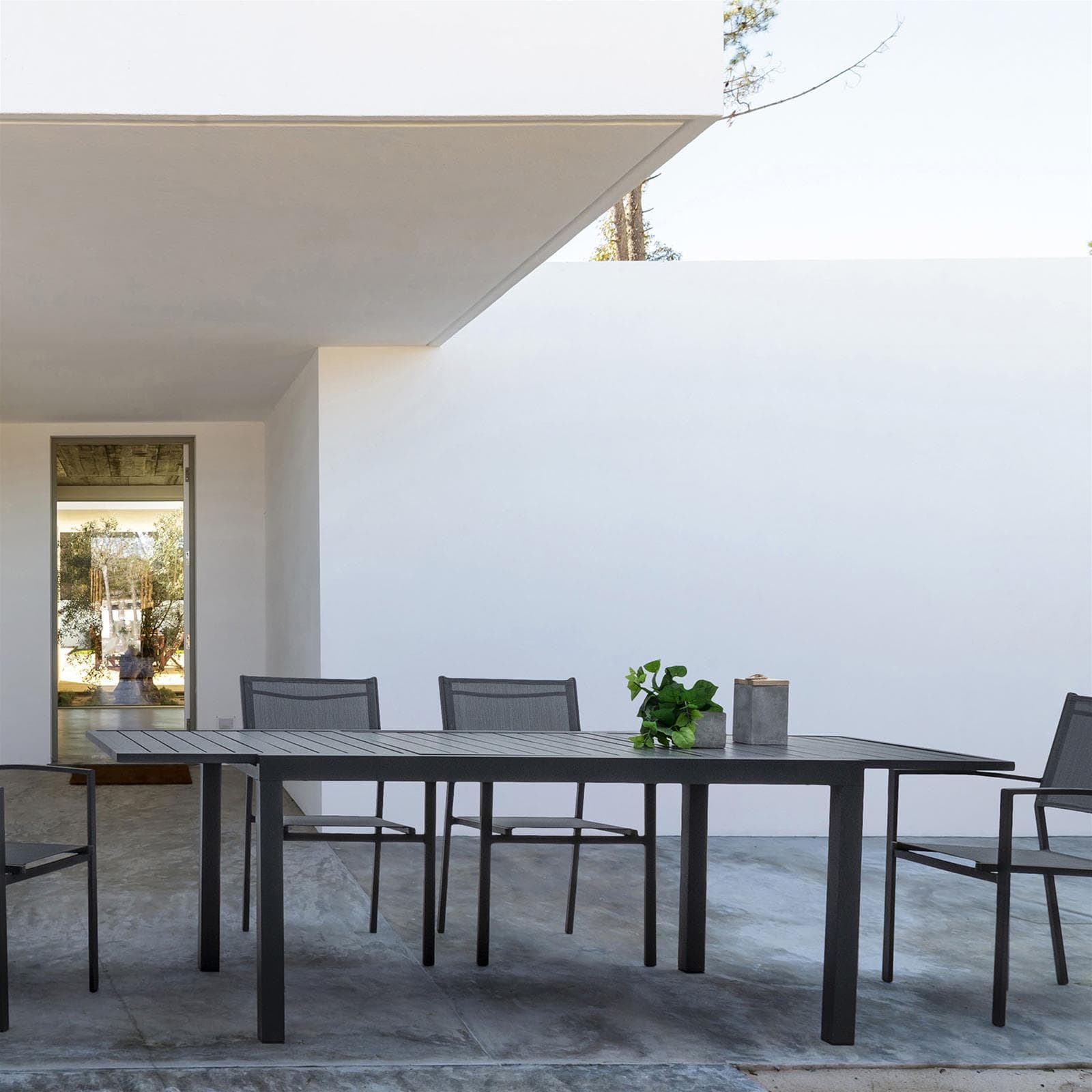Tavolo allungabile "Pelagius" in alluminio dogato da esterno per giardino e veranda Giardino e giardinaggio/Arredamento da giardino e accessori/Tavoli e tavolini/Tavoli standard Decor Space - Altamura, Commerciovirtuoso.it