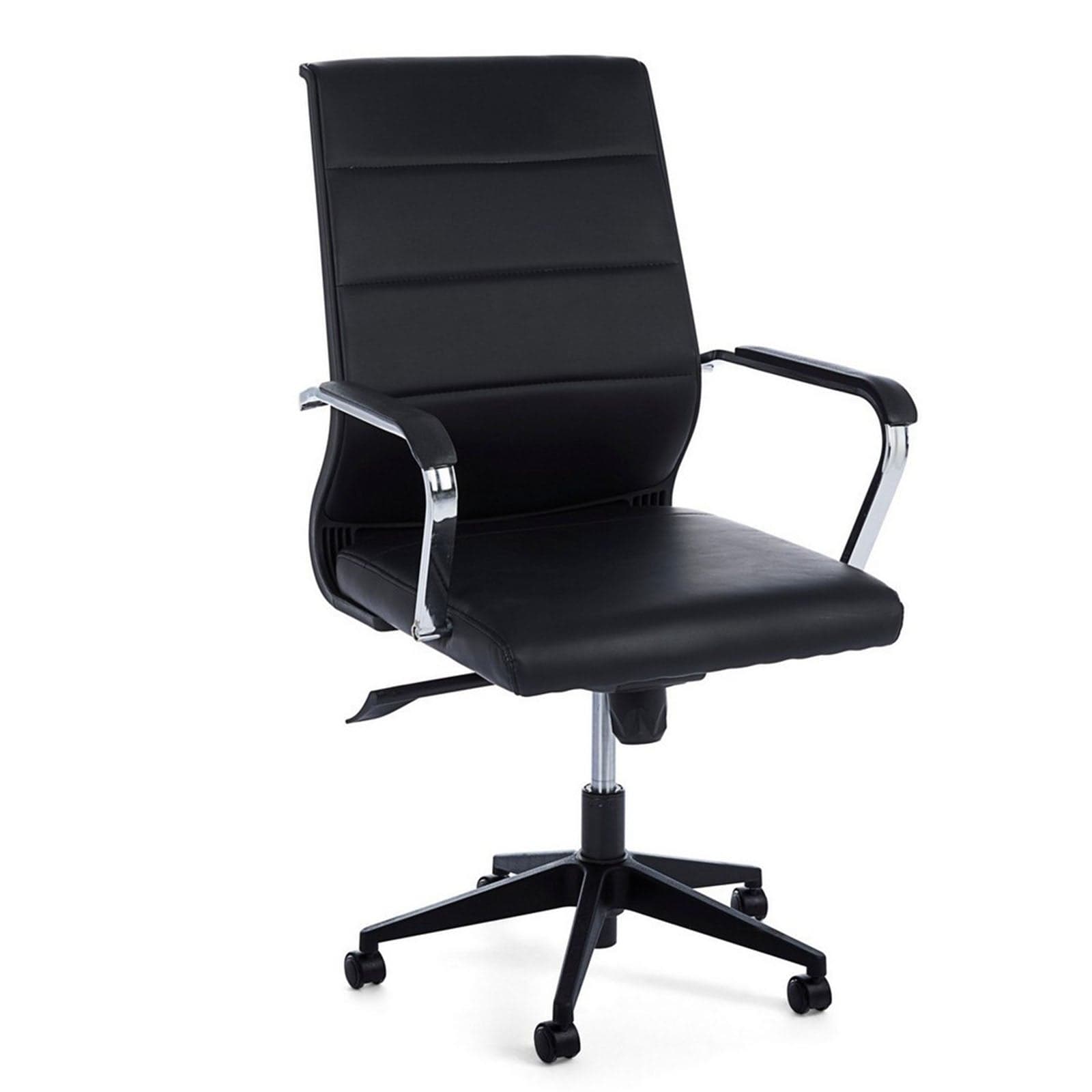Sedia da ufficio ergonomica "Brent" con braccioli e ruote altezza regolabile in Sedie da scrivania Decor Space - Altamura, commercioVirtuoso.it