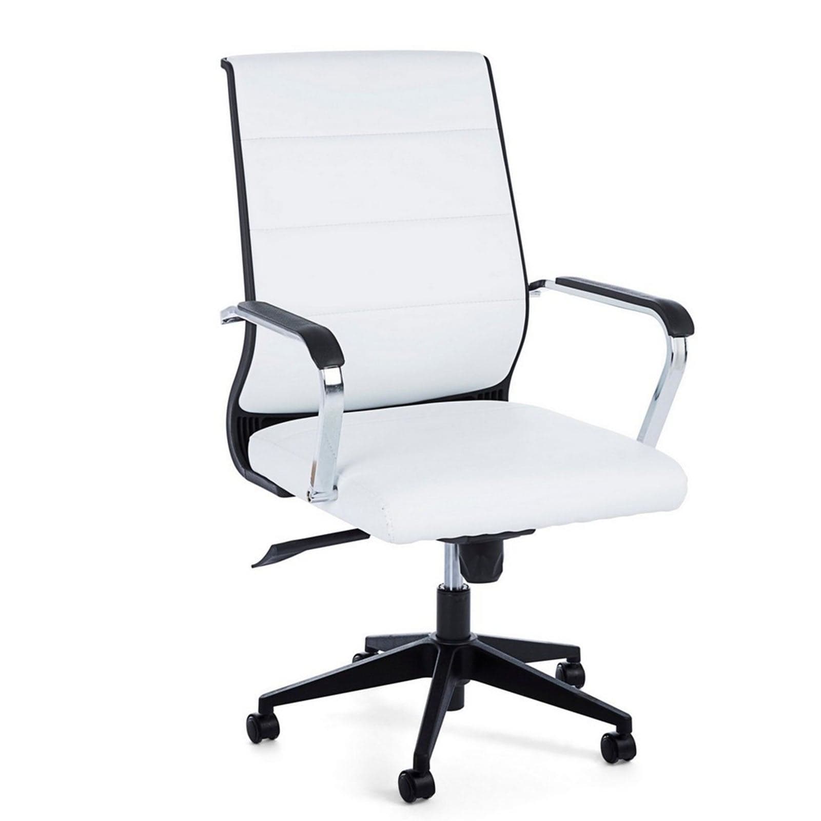 Sedia da ufficio ergonomica "Brent" con braccioli e ruote altezza regolabile in Sedie da scrivania Decor Space - Altamura, commercioVirtuoso.it