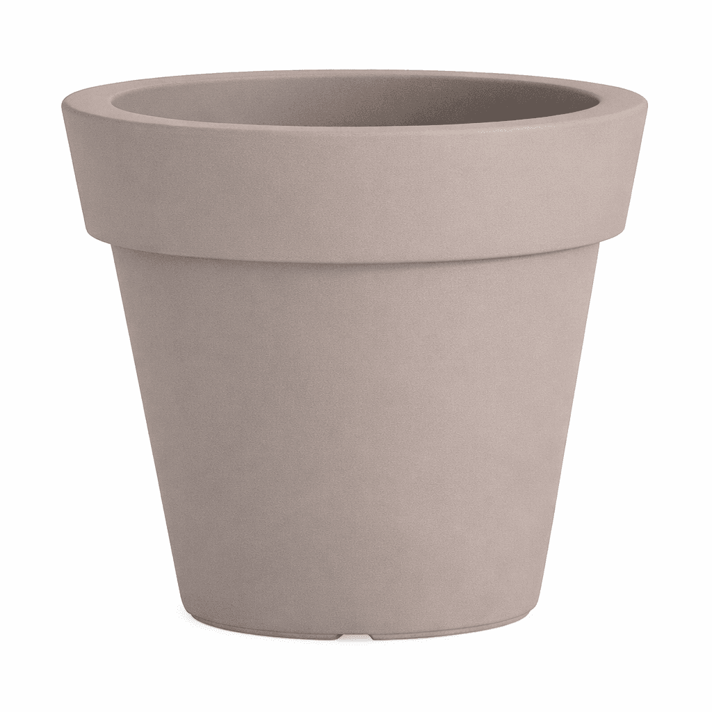 Vaso Cromia Gemma per piante decorazione tinta unita in resina "Made in Italy" - 40
