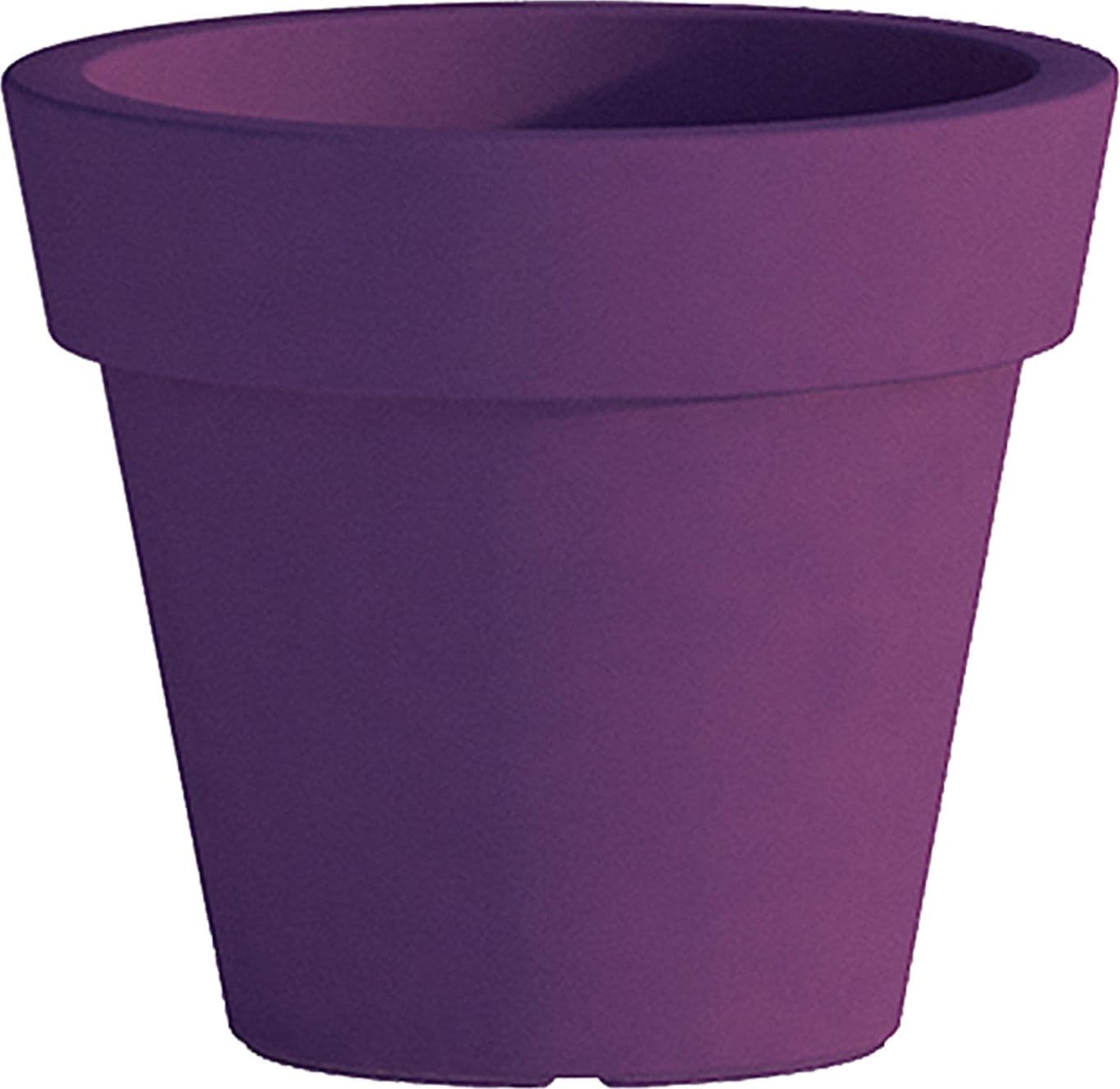 Vaso Cromia Gemma per piante decorazione tinta unita in resina "Made in Italy" - 21