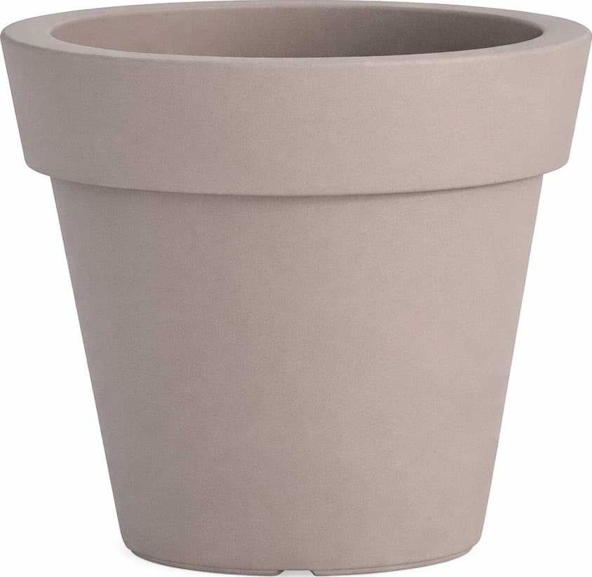 Vaso Cromia Gemma per piante decorazione tinta unita in resina "Made in Italy" - 27