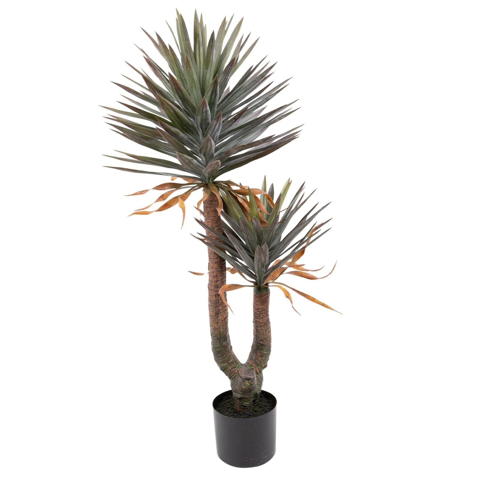 Pianta artificiale moderna con vaso Yucca in materiale sintetico da h 142 cm in Piante artificiali Decor Space - Altamura, commercioVirtuoso.it