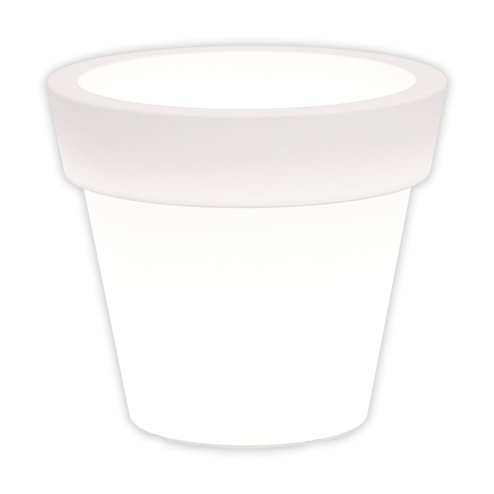 Vaso luminoso Gemma Bright rotondo con led lanterna decorazione "Made in Italy" per esterno in Vasi tradizionali Decor Space - Altamura, commercioVirtuoso.it