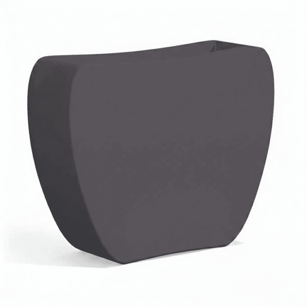 Vaso Cromia Heart per piante decorazione tinta unita in resina "Made in Italy" - 11
